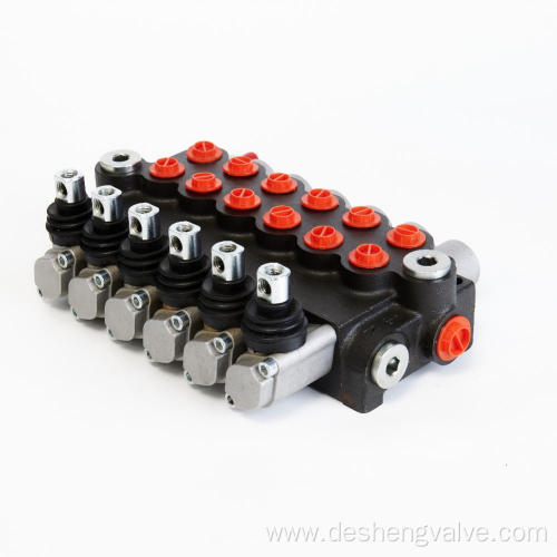 Manual Joystick Hydraulic Multi-Way Valve P40-6